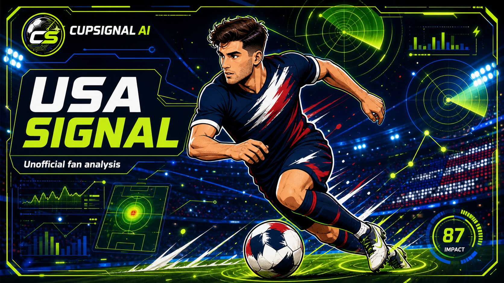 USA player signal artwork